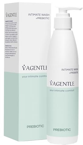 VAGENTLE Prebiotic pH-Balanced Feminine Hygiene Intimate Wash with Biolin/P for Gentle Daily Cleansing, Balance, Strength, and Protection, Vegan, 250ml