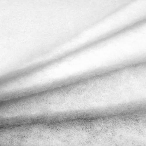 Textrend thermocollant, molleton, isolant, couture, ouate au mètre, thermolam, 100% Polyester, textilien 1x1.6m (300g/m2)