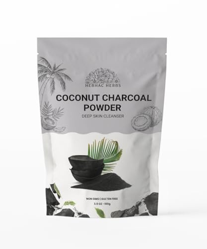 Coconut Charcoal Powder For face and Skin | Activated Charcoal powder | Derived from Coconut Shell | Removed dead skin, Impurities and Detoxify Skin (100g)