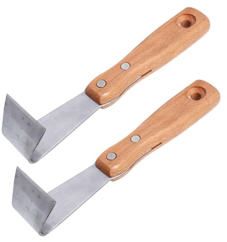 OFFSCH 2stücke Baumschaber Mit Rutschfestem Holzgriff Scharfes Multifunktionales Rindenschabewerkzeug Für Obstbäume Langlebig Leicht Ergonomisch Designed Für Einfaches Und Sicheres Schäle