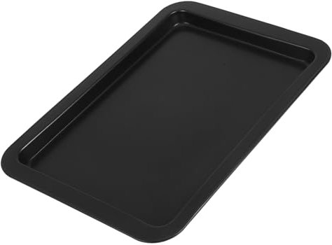 Gatuida Plaque Cuisson Rectangulaire en Acier Noir, Antiadhésive
