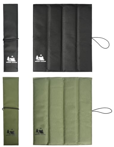 2 Pieces Travel Seat Cushion Camping Mat Oxford Cloth Waterproofing Stain Resistant Foam Mats Insulation of Cold and Hard Floors for Hiking, Concerts, Camping, Parks