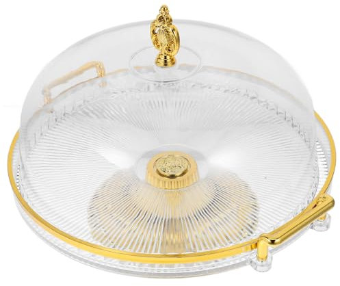 Holibanna Vassoio Per Torta Piedini Espositore Per Dessert Piatto Per Frutta Supporto Per Cupcake Vassoio Per Snack Base Alta Display Per Feste Piatto Per Caramelle