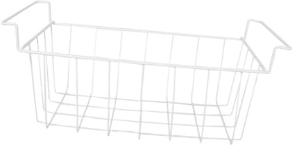 GALPADA Paniers Métalliques pour Congélateur avec Structure Suspendue en Acier, Design à Couches, Bacs de Rangement Sécurisés et Glissement Fluide pour Organisation Frigo