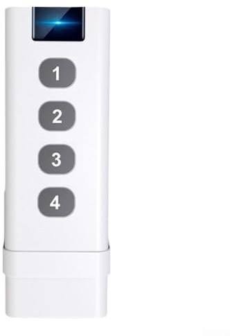 CARMOTTER Smart Home 4 Tasten Szene Schalter Push Button Controller 12 Modi Fernbedienung Szenenschalter für Tuya for Zigbee