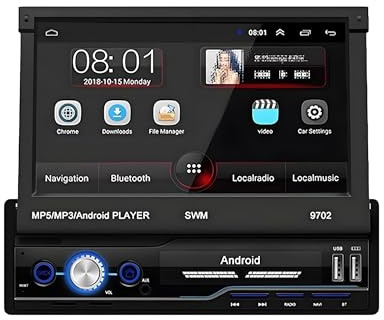 Tablet per auto Per Sistema Android 8.1 7 pollici Bluetooth GPS Autoradio 1G+16G FM 12V