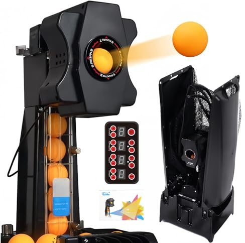 Istruttore automatico del robot da ping pong con la Multi-rotazione e la rete di cattura per le scuole e le sale di formazione
