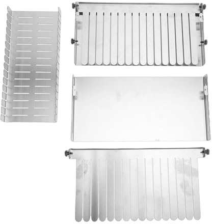Guida per affettare il pane Glomora in acciaio inox, strumento ausiliario per affettare pane fatto in casa, pagnotte, toast, torte, bagel e per cucine professionali.