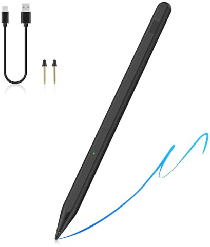 MoKo USI 2.0 Aktiver Eingabestift, Kompatibel mit Amazon Fire Max 11 (2023) | Stift für Fire HD 10 13. Gen(2023), Google Pixel Tablet, Lenovo/HP/Acer Chromebook, 4096 Druckstufen, Handflächenabweisung