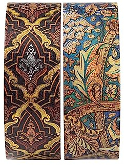 Ruban adhésif Washi Destinée/Morris Danse du Vent: 2 Iconic Paperblanks designs per set, Metallic foil pattern, 15mm wide x 10 metres long