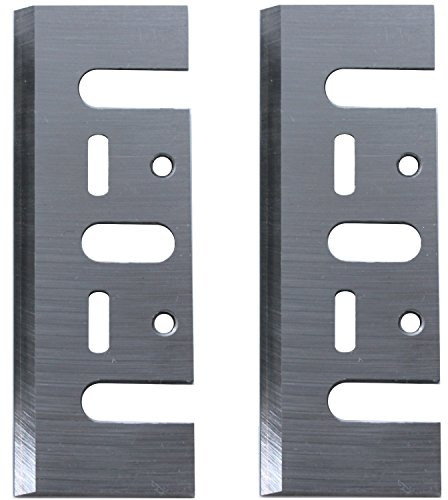 Lot de 2 lames de rechange HSS de 82 x 29 x 3 mm pour rabots électriques Makita KP0800 / KP0810 / KP0810C / 1100 / 1902 / N1923B, remplace 793004-6