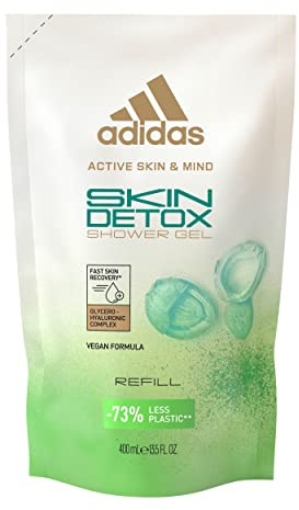 Adidas Active Skin & Mind Skin Detox Shower Gel Refill Duschgel, 400 ml