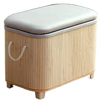 BNNP Sgabello Contenitore Sgabello Contenitore Sgabello Contenitore Lungo in Legno massello Sgabello Letto Rettangolare Sgabello Basso Sgabello Porta Scarpe Cambio Porta di casa