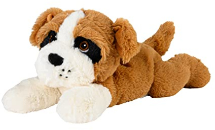 Warmies® Värmekudde/mjukisdjur MINIS Bulldog med avtagbar hirs-lavendelfyllning ca 300 g