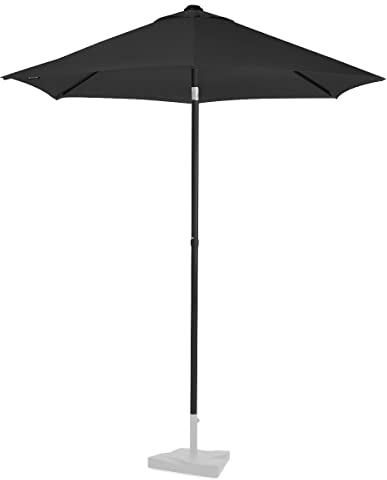 VONROC Ombrellone da giardino o balcone Torbole Ø200cm – UPF 50+ protezione UV – Tessuto premium, palo 38mm – Con copertura protettiva – Ideale per balcone, terrazza, spiaggia e vacanze