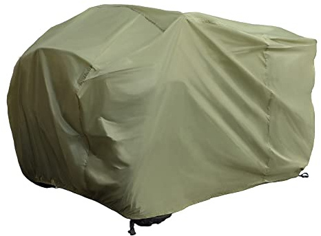 QUARKZMAN ATV Abdeckung Wasserdicht Grün XXXL Für Polaris 1pc XXXL | 190T Polyester PU-Beschichtung,Reißfest,Gummibänder,Für 250CC-1000CC, Für Polaris, Für Honda, Für Yamaha, Can-Am, Für Suzuki