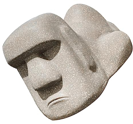 RORPOIR Moai Taschentuchbox Abdeckung Resin Kreative Serviettenhalter Für Schlafzimmer Wohnzimmer Kompakte Größe