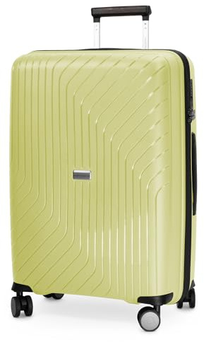 Hauptstadtkoffer TXL Mellanstor Hård Resväska 66 cm, TSA Lås, Resväska i Polypropen, Trolley 4 Hjul, Lätt 2,8 kg, Expanderbar 73L, Lime