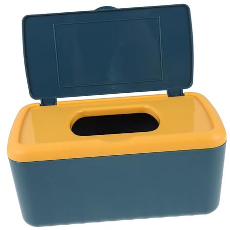 HOOTNEE Rechteckige Taschentuchbox-Abdeckung Für Feuchttücherspender Aufbewahrungsbehälter Für Badezimmer Und Wohnzimmer Kunststoffbox Für Tücher