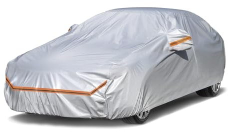 Autoabdeckung Wasserdicht für Volkswagen Touran Outdoor Autoabdeckung Vollgarage Abdeckplane,Auto Abdeckplane Atmungsaktiv UV Schutz Staubdicht Winddichte
