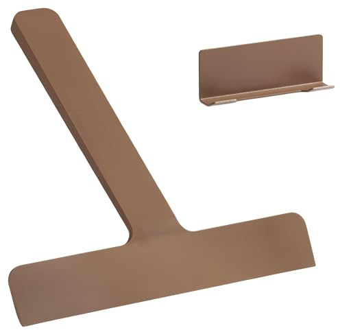 Zone Denmark Ume Duschabzieher mit Halter, Flitsche für dusche, Duschabzieher Silikon, Fensterabzieher, 24 x 22 x 2,2 cm, Terracotta