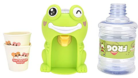 GLOGLOW Mini Dispensador de Agua para Niños, Juguetes de Cocina para Niños Portátiles Dispensador de Agua Simulación Pequeña Copa de Juguete para Uso Doméstico Mini para, Linda Nan de Dibujos
