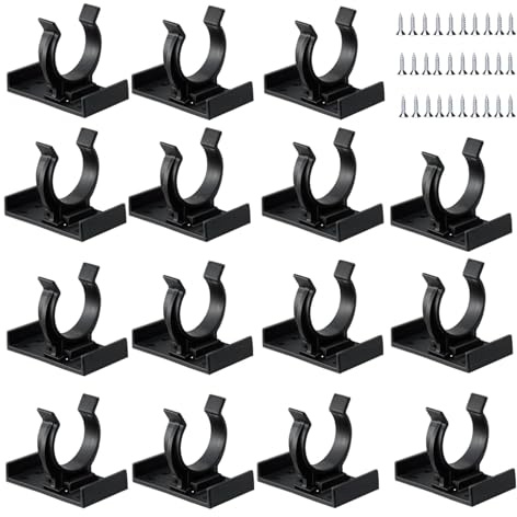 15 Pcs Kitchen Plinth Leg Clips & Brackets with 30 Screws, Durable Kitchen Plinth Clips for Secure Kickboard Installation
