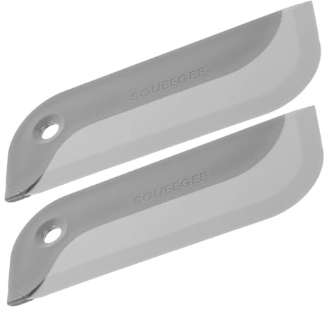 TOPPERFUN 2 Piezas Escobilla de Vidrio Ergonómica para Ducha y Ventanas Limpiacristales Portátil para Hogar Raspador de Agua Seguro y Ligero para Baño y Cocina