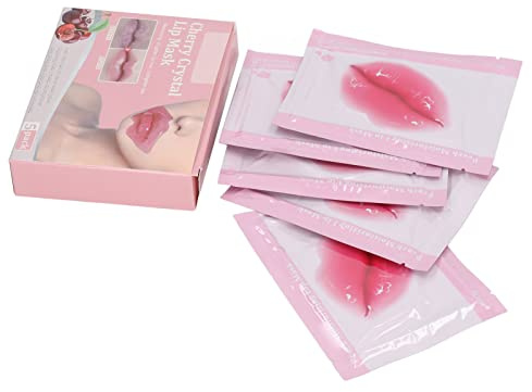 Goshyda Patchs pour les Lèvres Nourrissants et Hydratants, Réduisent les Gerçures, les Lignes Lisses, Exfoliants pour les Types de Peau, 5 Pièces