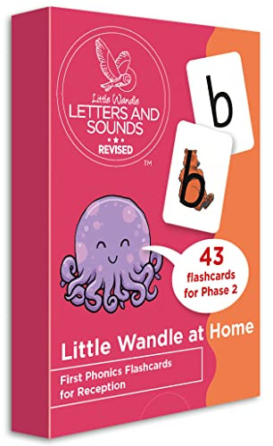 Little Wandle at Home First Phonics Flashcards for Reception: Phases 2 and 3 (Big Cat Phonics for Little Wandle Letters and Sounds Revised)