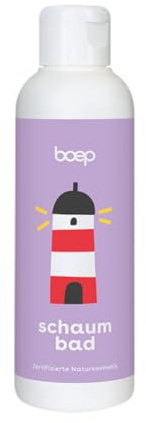 boep Skumbad för spädbarn och barn | Milt badskum med ekologisk ringblomma | Vegansk naturkosmetik | Utvecklad av en läkare och mamma (150 ml)