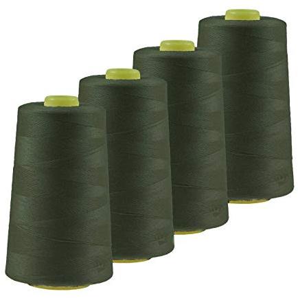 4 x 4572m Qualitäts Overlock-Garn Overlock-Nähgarn Oeko-Tex Farbe 821-860