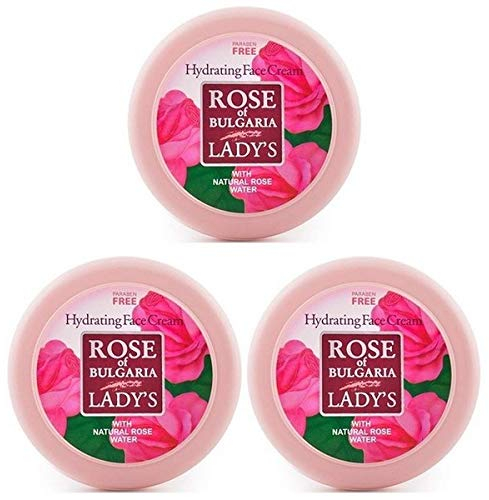 Rose of Bulgaria Crème hydratante à l'eau de rose 3 x 100 m