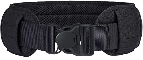 OneTigris Ceinturon Militaire 2.0 - Ceinture Tactique Molle Rembourrée De Patrouille en Nylon 1000D pour Airsoft Paintball Chasse