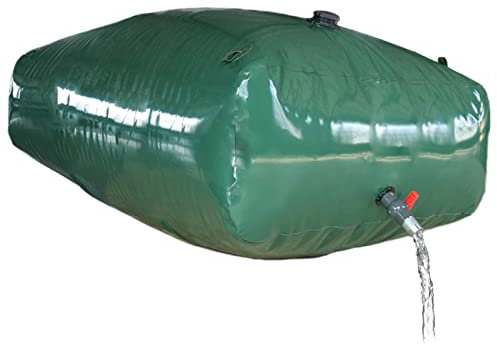 Wassersack Beutel Wasserbehälter Träger 1000 1500 2000 2500 3000 3600 4000 L Wasserbehälter Blasentank, Zusammenklappbar Tragbar Grün Wasseraufbewahrungsbox - Heim Garten ( Size : 1x0.5x0.4m/200L/52Ga