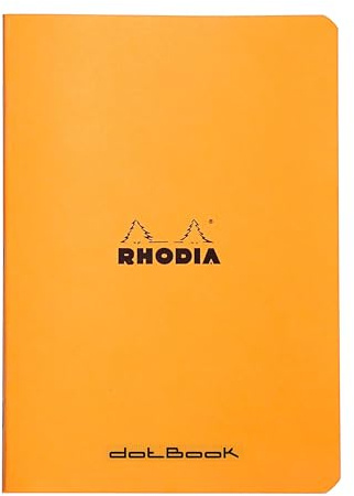 Rhodia 119190C 10 Notizhefte A5 48 Blatt dot Lineatur Orange