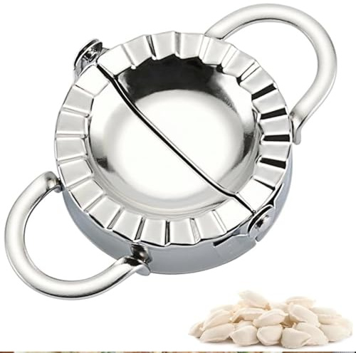 TRHDFW Dumpling Press Pie Machine Mold Kitchen Stainless Steel Dumpling Dough Mold Making Fruit Pie Pressing Pastry Tools Large Size