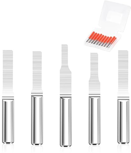 Ddyspan PCB-Gravur-Bit, 10 Stück, 1/8 Zoll Schaft, 0,8–3,175 Mm, CNC-Fräser, Hartmetall-Schaftfräser, Holzfräser,3,175x3x15