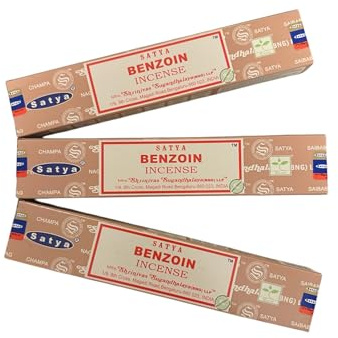 Anémone - Encens SATYA prémium - Bâtonnets Naturels et Boisés - Benzoin