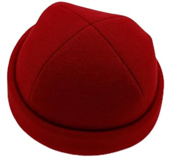 frihed.® Chapeau de sauna Rubis en laine – 100 % laine vierge – Accessoire de sauna de qualité supérieure pour hommes et femmes – Taille flexible – Fabriqué à Lunebourg