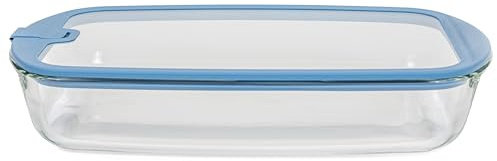 Sio 9x13 Glass Baking Dish with GLASS LID Lids Large Airtight Casserole Dish for Oven Pan Dishes Food Storage Containers Lids Glass Silicone Sets Bakeware Bread Pan Tray Sheet Ceramic Tins Non Toxic