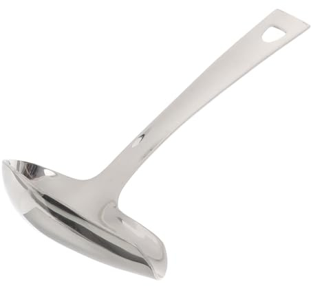 JOINPAYA Cuchara para Salsas de Acero Inoxidable, Boquilla Pequeña para Drizzlar, Utensilio de Cocina para Servir y Decorar, 1 Pieza, Adecuado para Repostería y Uso Doméstico
