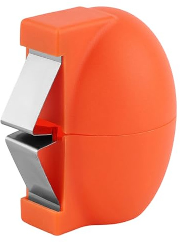 2026 Egg Shell Opener,2026 Kitchen Gadgets,Egg Peeler for Hard Boiled Eggs,Stainless Steel Egg Cracker Tool,Multifunctional Eggs Separator for Raw and Hard Boiled Eggs Peeler Shell Remover (A:Orange)