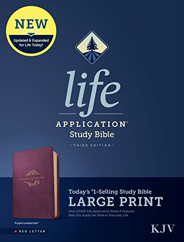 Life Application Study Bible: King James Version, Purple, Leatherlike, Red Letter