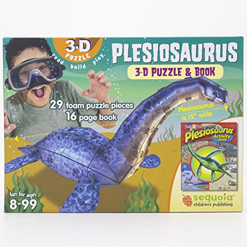 Plesiosaurus 3-D Puzzle & Activity Book