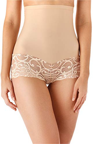 Bellivalini Damen Slip Miederslip figurformend Bauch Weg Effekt Shapewear BLV50-103 (Beige, M)