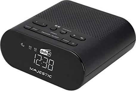 Radiosveglia (Rs-116dab) Radio Dab+FM,Usb Con 2 Allarmi Nero
