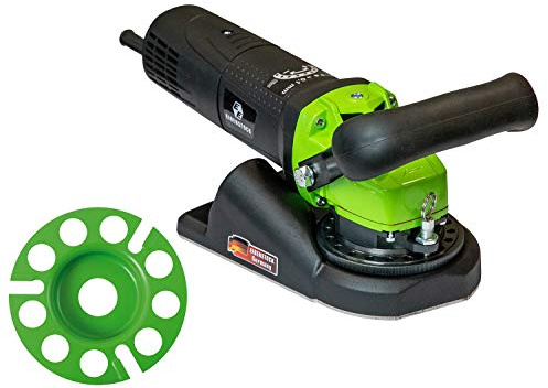 CS Unitec | EOF 100 WD | Paint Stripper/Shaver Kit to Remove Paint, Coatings, Varnish, Latex, & Other Materials from Flat Wooden Surfaces. 10,000 RPM, 110 V - Made in Germany