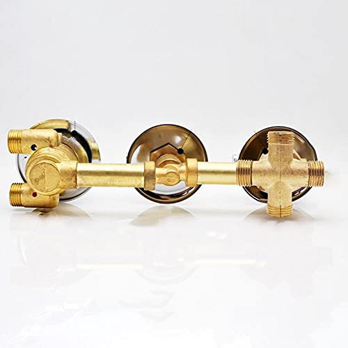 AFUDER une pièce en laiton robinet de douche thermostatique mélangeur colonne de douche inverseur pour salle de bain douche bain 2/3/4/5 sortie
