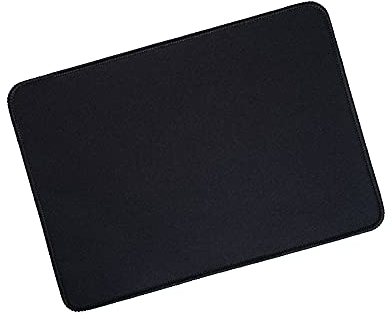 GOMIN Mauspad 280x200mm – Gaming Mousepad mit Anti-Rutsch Gummiboden, Ultra Gleitfähig, Wasserdicht, ohne störendes Logo, Vernähte Kanten – Langlebiges Computer Mouse Pad für PC, Laptop, Büro, Schwarz